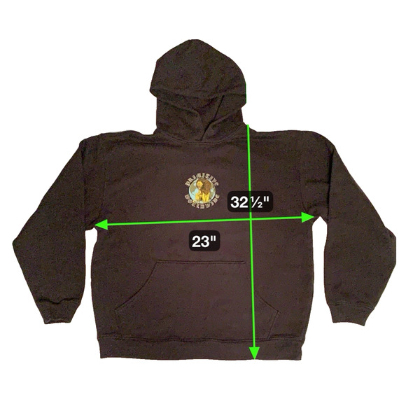 Primitive Apparel "Signs" Boxy Heavyweight Hoodie NWOT-Men's Large MSRP $90 - Picture 7 of 8